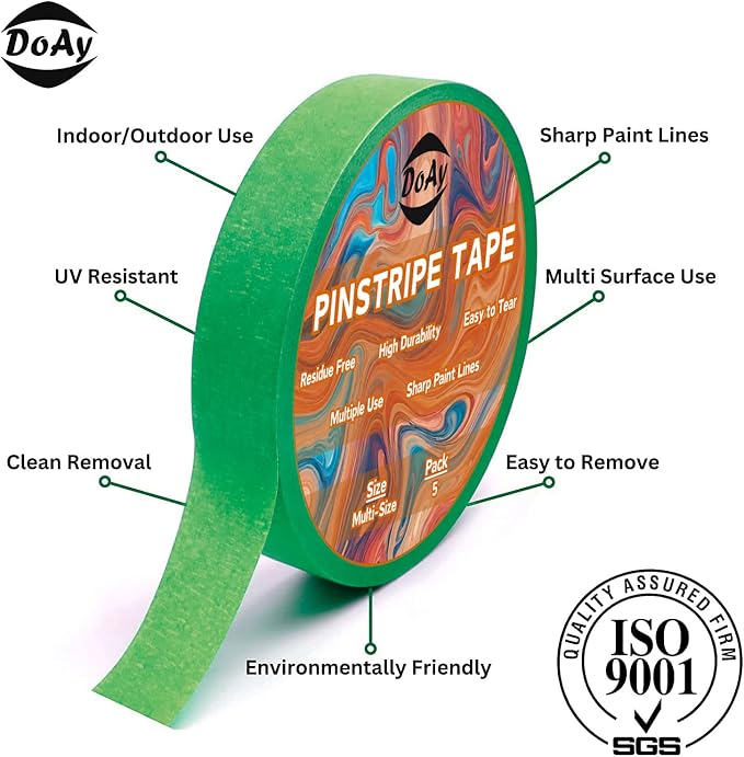 5 Rolls Pinstripe Tape - Image 2