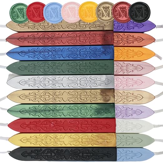 20Pcs Wax Sealing Sticks with Wicks, Mixed Color Waxsealsticks, Wedding - Image 4