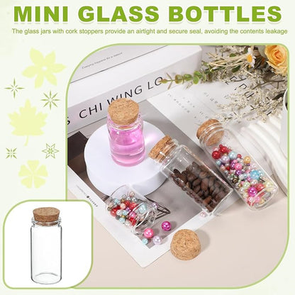 uxcell 6Pcs Mini Glass Bottles - Image 7