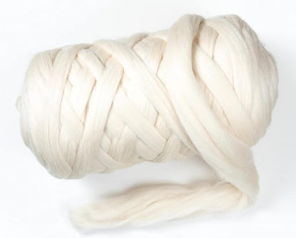 Natural Wool Bulk roving, 8 lb. Best Wool by Kondoosnaturalfibers