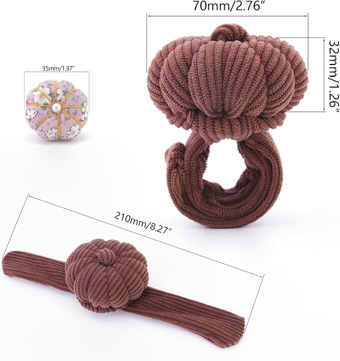 Wrist Pin Cushions, Sewing Needle Cushion kit - Image 2