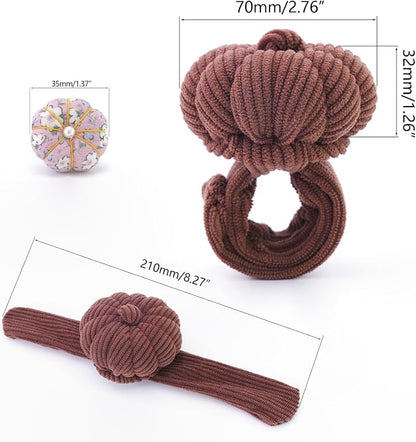 Wrist Pin Cushions, Sewing Needle Cushion kit - Image 2