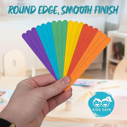 Darice 1000 Pcs Colored Popsicle Sticks - Image 4