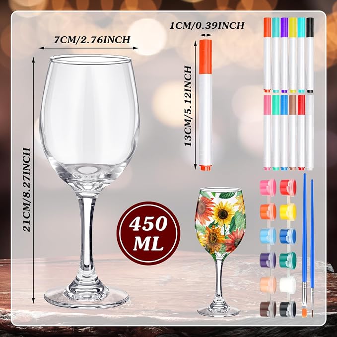 Pickmesh 4 Set Paint Your Own Glasses Kit - Image 2