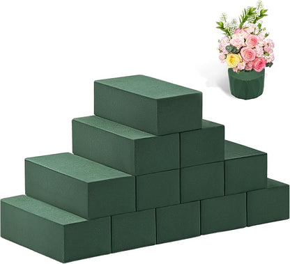 Tunnkit 12 Pcs Wet & Dry Floral Foam Blocks by Tunnkit