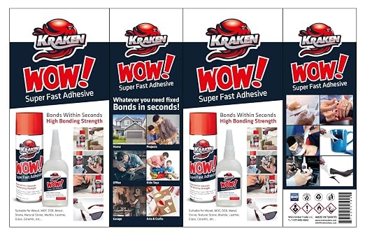 Kraken Bond Wow! CA Glue with Spray Adhesive Activator - Image 8
