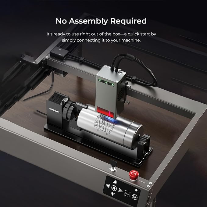 Creality 22W Laser Engraver 4-in-1 Rotary Roller Kit - Image 4