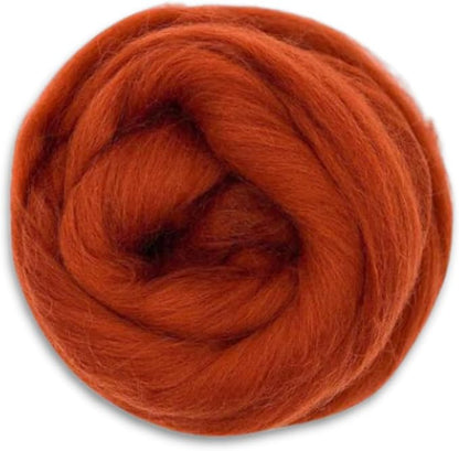Revolution Fibers Dyed Corriedale Wool | 8.2 Ounces of Premium Combed Wool Top by RevolutionFibers