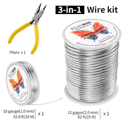 12 Gauge Aluminum Wire 82 Feet KSVZS Bendable Metal Wire - Image 5