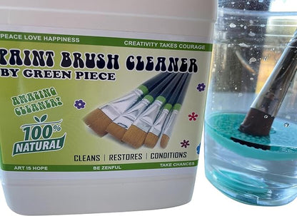 Green Piece® Completely Nontoxic Paint Brush Cleaner - Image 3