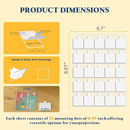 0.99'' Double Sided Sticky Tack, No Trace Adhesive Putty, TackPutty - Image 2