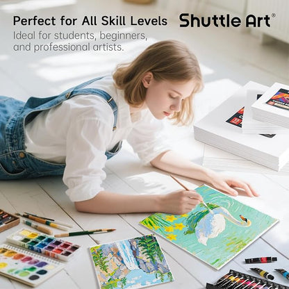 Shuttle Art Painting Canvas Panel, 52 Multi Pack, 10x10 inch, 100% Cotton Art - Image 2
