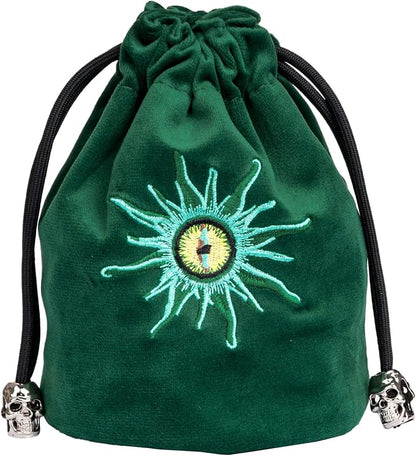 Green Large Dice Bag D&D Cute Storage Bag by KSNDie