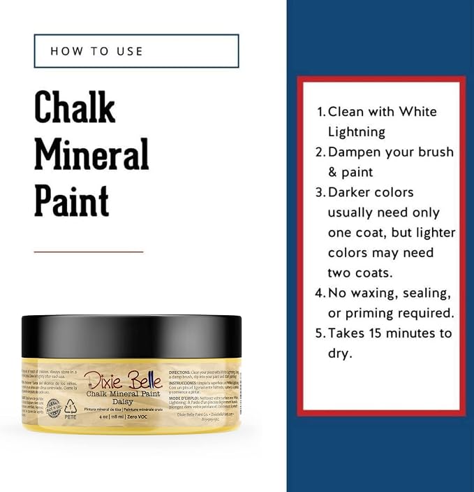 Dixie Belle Paint Company Chalk Finish Furniture Paint - Image 3