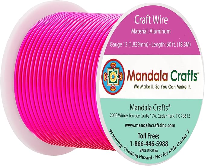 Mandala Crafts 13 Gauge Anodized Aluminum Craft Wire - Image 2