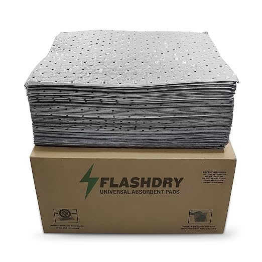FlashDry - Universal Spill Absorbent Pads | 17.5” x 13.5” x 2mm Oil and All - Image 7