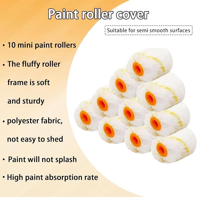 10 Pieces Paint Roller Cover - Image 3