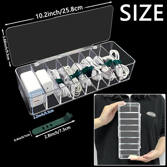 DUOFIRE 2 Pcs Cord Organizer - Image 2