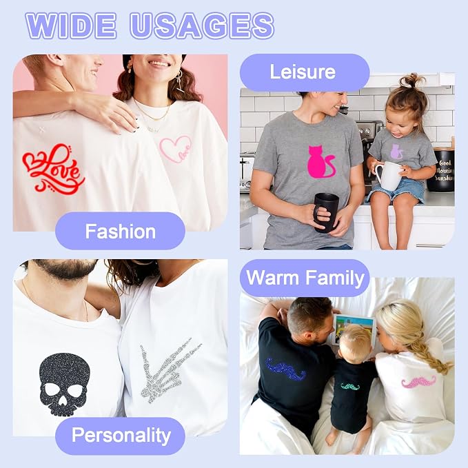 Red PU Heat Transfer Vinyl, Compatible - Image 2