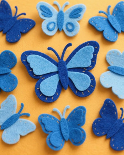 Blue Stiff Felt Sheets for Craftes - Image 6