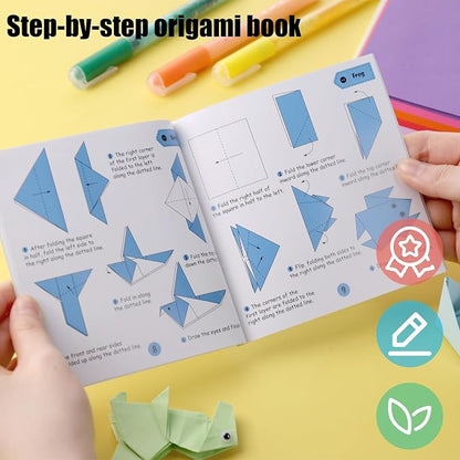 Koogel 250Sheets Origami Paper Craft Kits, Color Paper 6"x 6" - Image 3