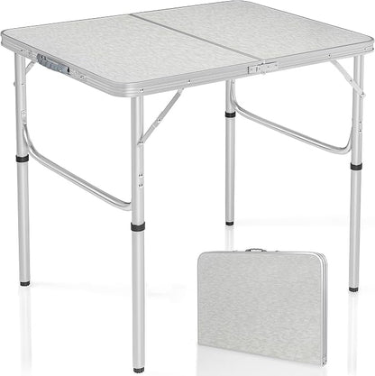 RedSwing Aluminum Folding Table 3 Feet Adjustable Height, Lightweight and by RedSwing