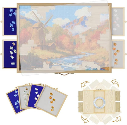 1500 Pcs Adjustable Jigsaw Puzzle Board by Unknown