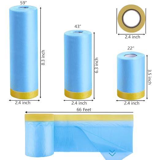 MyLifeUNIT Tape and Drape, 3 Pack Masking Paper - Image 3