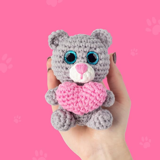 Cookie Box Crochet Kit for Beginners – Gift Set to Make Bear Ted Amigurumi - Image 7