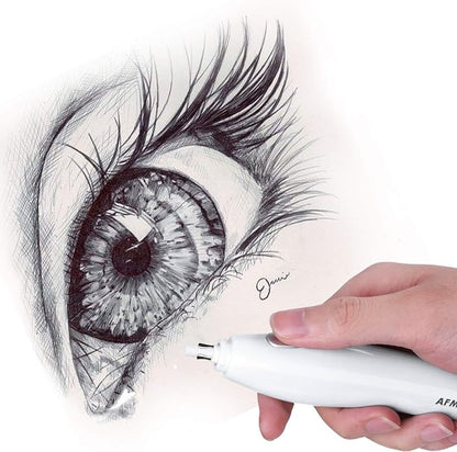 AFMAT EE03 Electric Eraser for Artists, 140 Eraser Refills, Rechargeable - Image 6