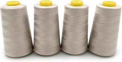 Tortoise 4 Cones of 3000 Yards Each Spool Thread by TORTOISETHREAD