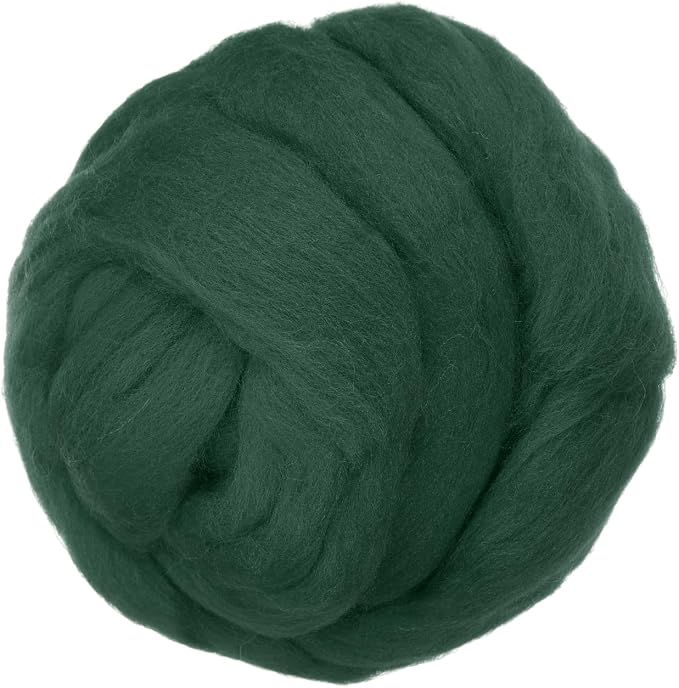 PATIKIL Wool Roving Yarn, 150G/5.3OZ Soft Felting Wool Pure Chunky Roving Yarn by PATIKIL