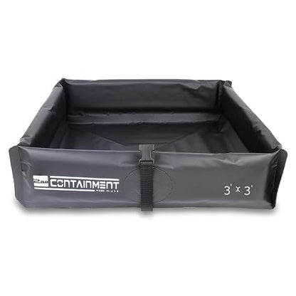 Duck Pond - 3’ x 3’ - Black by SecondaryContainmentBerms-MadeinUSA