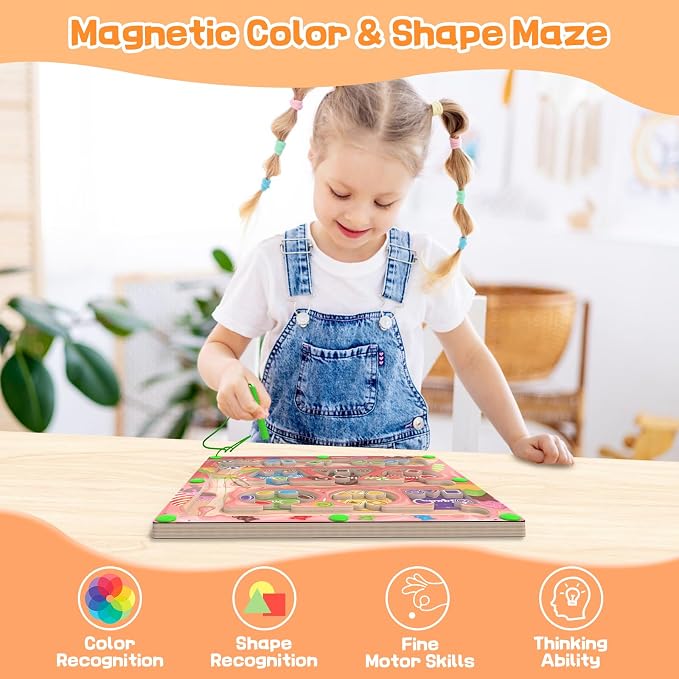 Magnetic Color & Shape Maze - Image 3