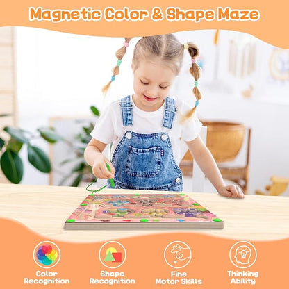 Magnetic Color & Shape Maze - Image 3