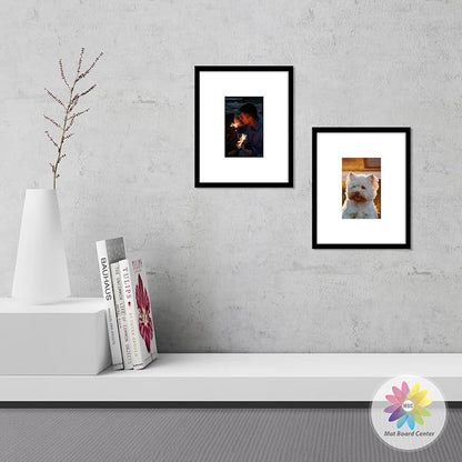 Mat Board Center, 8x10 for 4x6 White Photo Picture Mats - Image 7