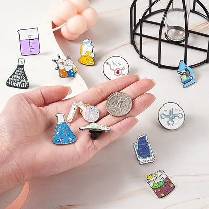 Mixed Enamel Pins for Backpacks, Beadthoven Cute Enamel Brooch Pins Set - Image 7