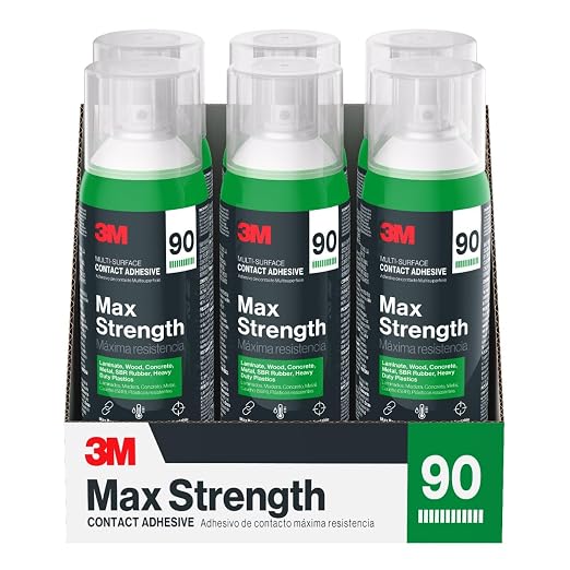 3M Max Strength 90 Multi-Surface Contact Adhesive, 12.6 oz., Low VOC, Max Bond - Image 7