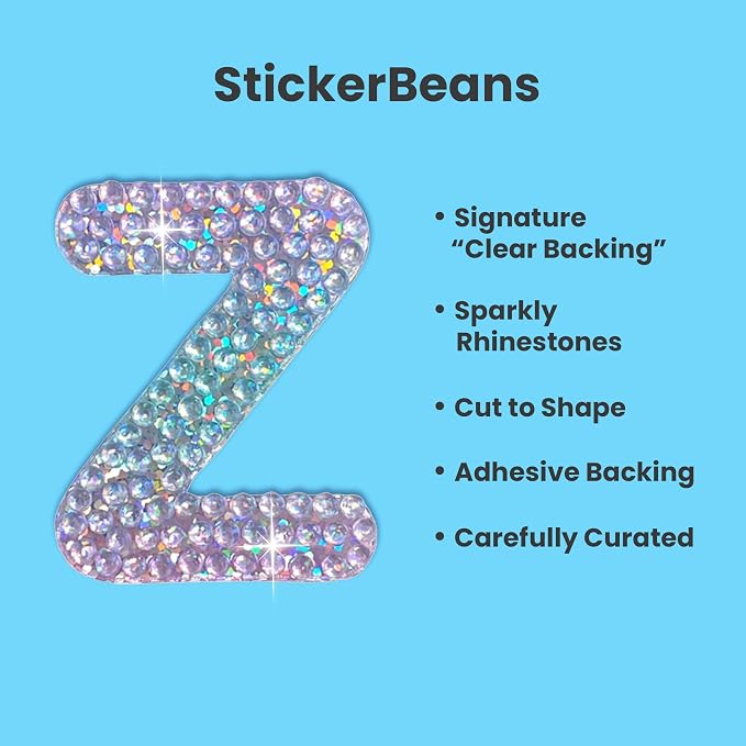 StickerBeans® Alphabets Letters Cut to Shape, Adhesive Back - Image 2