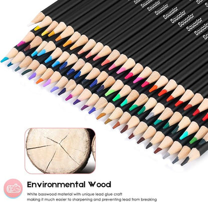 Soucolor 72 Colored Pencils Set - Image 3