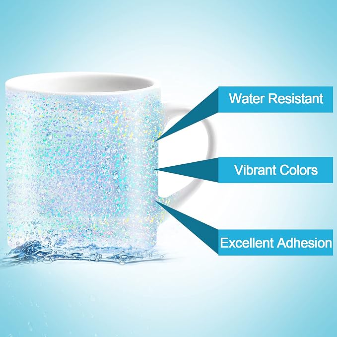 Outus 24 Sheets Holographic Sticker Paper Holographic Laminate Sheets - Image 4