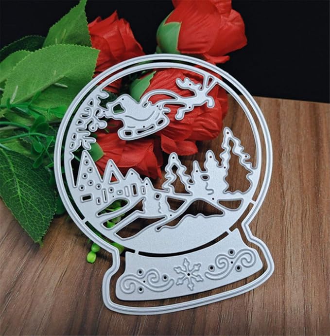 Metal Cutting Dies DIY Merry Christams Embossing Stencil Template Scrapbooking - Image 3