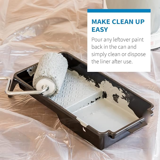 Precision Defined Paint Trays, Paint Roller Trays Liner, Plastic Paint Pan - Image 4