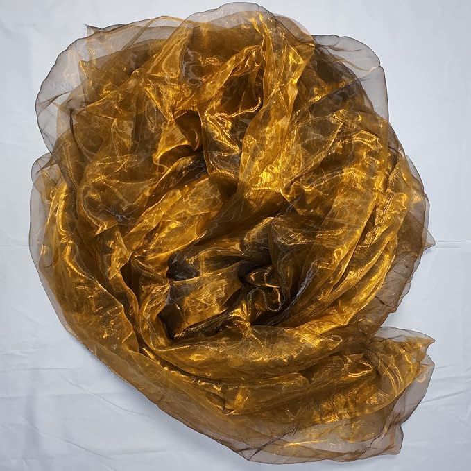Two-Tone Iridescent Holographic Organza Fabric - Image 5