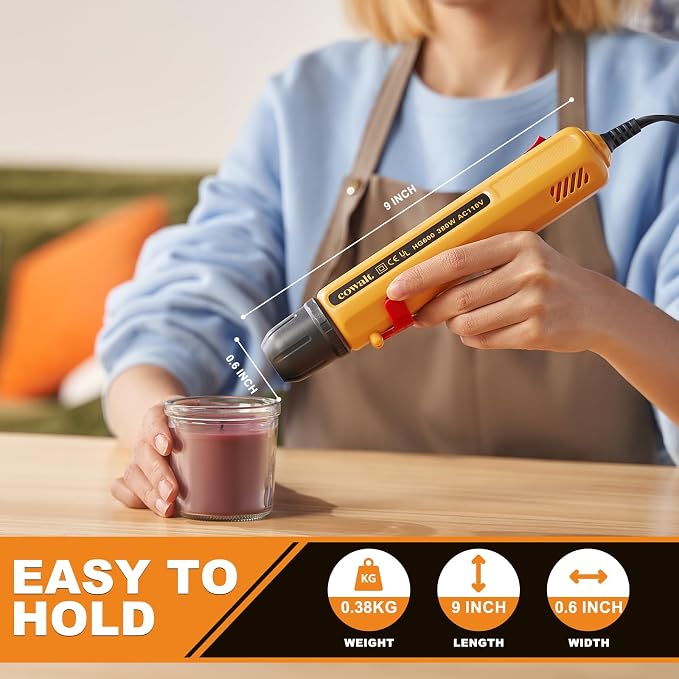 Mini Heat Gun 380W – Dual Temp Hot Air Tool - Image 2