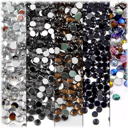 The Crafts Outlet 5-PK Set, Round 3mm Rhinestones by The+Crafts+Outlet