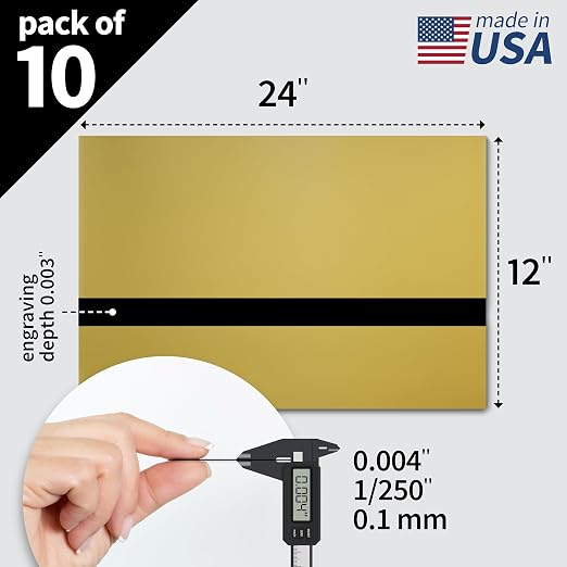 Trotec TroLase Lights | 24"x12"x1/250" | Adhesive-Backed Flexible Laser - Image 2