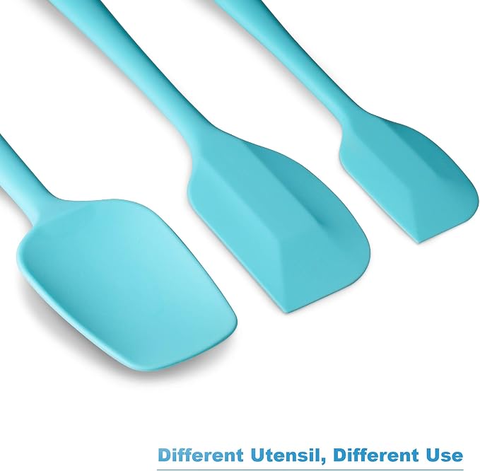 Silicone Spatula 3-piece Set, Ergonomic Handle High Heat-Resistant Spatulas - Image 6