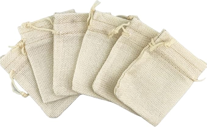 Palmhomee Pack Of 25 Burlap Gift Bags - Image 3