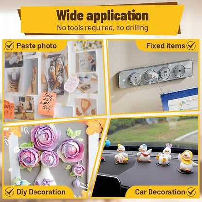 180 Pcs Removable Mounting Putty, Strong Double Sided Glue Adhesive Dots Clear - Image 6